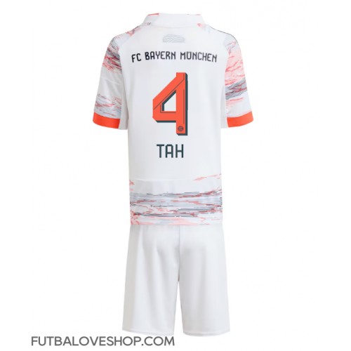 Dres Bayern Munich Jonathan Tah #4 Preč pre deti 2025-26 Krátky Rukáv (+ trenírky)